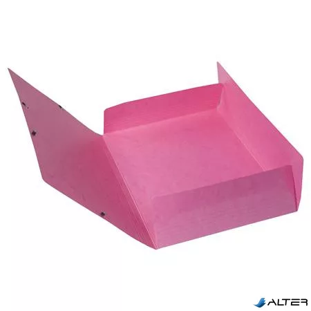 Gumis mappa, karton, A4, EXACOMPTA "Iderama", pink