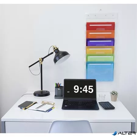 Irattároló, PP, 6 rekeszes, fali, EXACOMPTA