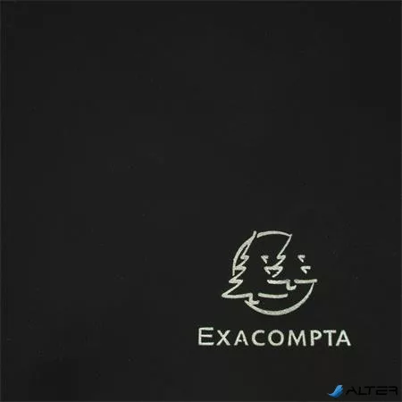 Gumis mappa, PP, A4, EXACOMPTA 'Opak', fekete