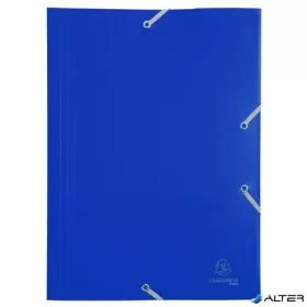 Gumis mappa, PP, A4, EXACOMPTA 'Opak', kék