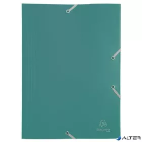 Gumis mappa, PP, A4, EXACOMPTA 'Opak', zöld