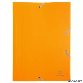 Gumis mappa, PP, A4, EXACOMPTA "Opak", sárga