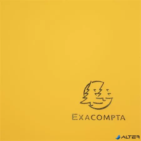 Gumis mappa, PP, A4, EXACOMPTA "Opak", sárga