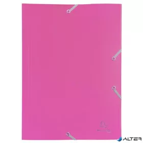 Gumis mappa, PP, A4, EXACOMPTA "Opak", fukszia