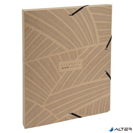 Gumis mappa, karton, A4, 25 mm, EXACOMPTA 'Eterneco', vegyes minta