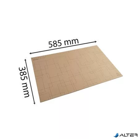 Könyökalátét, karton, 575x375 mm EXACOMPTA, 'Eterneco®', barna