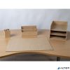 Könyökalátét, karton, 575x375 mm EXACOMPTA, "Eterneco®", barna