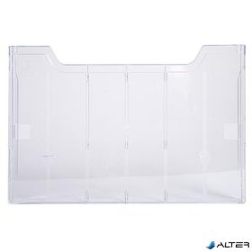   Katalógustartó elem, A4, fekvő, EXACOMPTA 'Office', áttetsző, dupla