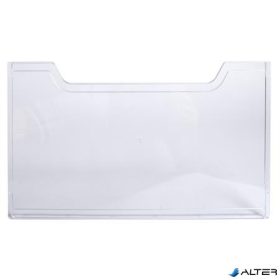   Előlap katalógustartóhoz, A4, fekvő, EXACOMPTA 'Office', áttetsző