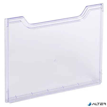 Előlap katalógustartóhoz, A4, fekvő, EXACOMPTA "Office", áttetsző