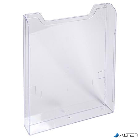 Katalógustartó elem, A4, álló, EXACOMPTA "Office", áttetsző, dupla