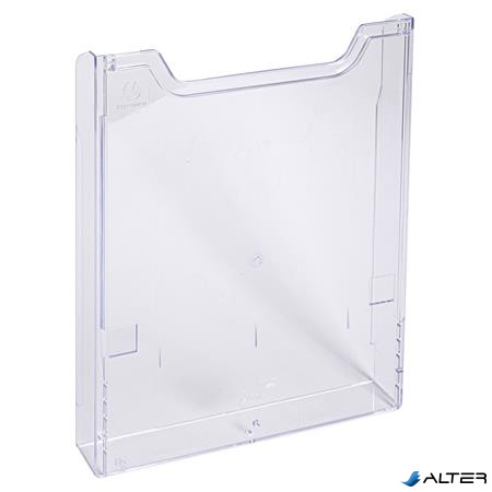 Katalógustartó elem, A4, álló, EXACOMPTA "Office", áttetsző, dupla