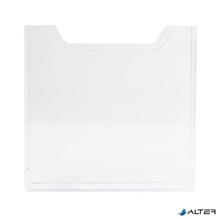 Előlap katalógustartóhoz, A4, álló, EXACOMPTA "Office", áttetsző