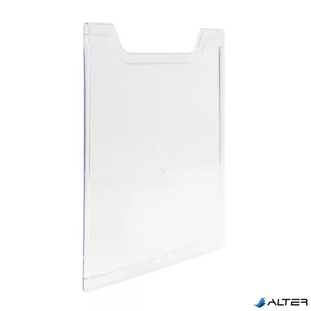 Előlap katalógustartóhoz, A4, álló, EXACOMPTA "Office", áttetsző