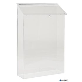   Katalógustartó, kültéri, tetővel, A4, álló, EXACOMPTA, áttetsző