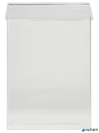 Katalógustartó, kültéri, tetővel, A4, álló, EXACOMPTA, áttetsző