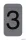 Információs tábla, öntapadó, 2,5x4,4 cm, alumíniumhatású, EXACOMPTA, 3-as