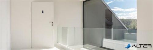 Információs tábla, öntapadó, 2,5x4,4 cm, alumíniumhatású, EXACOMPTA, 6-os