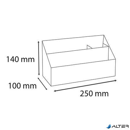 Asztali rendező, EXACOMPTA "Teksto", szürke