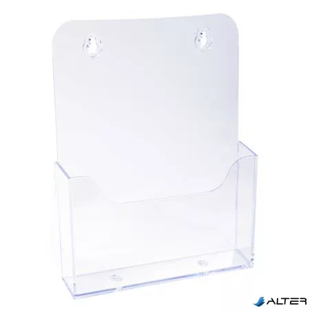 Katalógustartó, asztali, A5, álló, 1 rekeszes, EXACOMPTA "Office", áttetsző