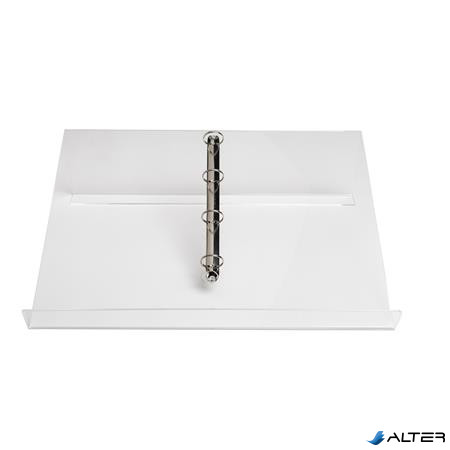 Dokumentumtartó állvány, gyűrűs, EXACOMPTA "Office", áttetsző