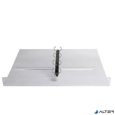 Dokumentumtartó állvány, gyűrűs, EXACOMPTA "Office", áttetsző