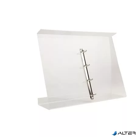Dokumentumtartó állvány, gyűrűs, EXACOMPTA "Office", áttetsző