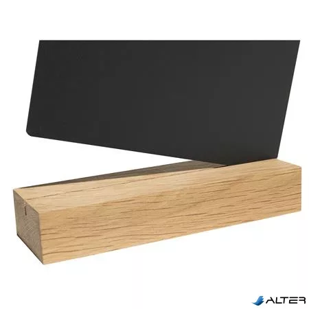 Krétatábla, álló, A4, menükhöz, EXACOMPTA, fekete