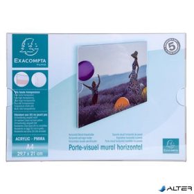 Információs tábla, fali, A4, EXACOMPTA, fekvő