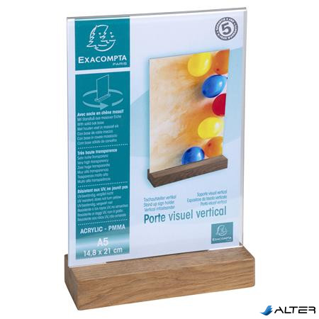 Laptartó, álló, A5, EXACOMPTA, áttetsző