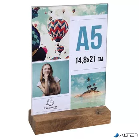 Laptartó, álló, A5, EXACOMPTA, áttetsző