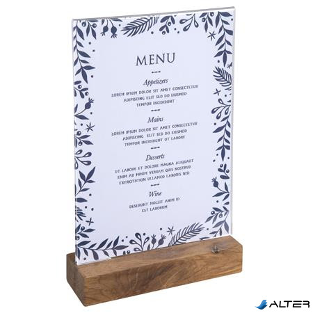 Laptartó, álló, A5, EXACOMPTA, áttetsző