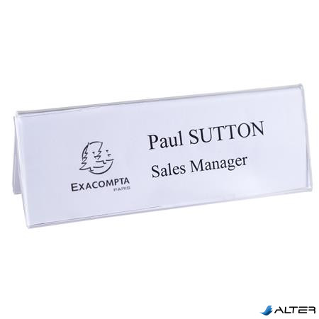 Névtábla tartó, asztali, A5, EXACOMPTA