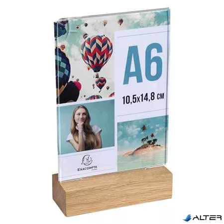 Laptartó, álló, A6, EXACOMPTA, áttetsző