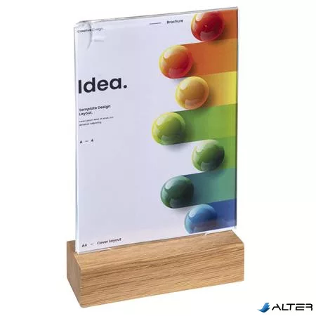 Laptartó, álló, A6, EXACOMPTA, áttetsző