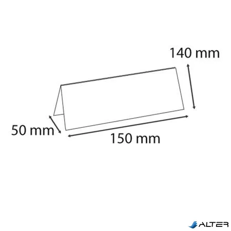 Névtábla tartó, asztali, A6, EXACOMPTA