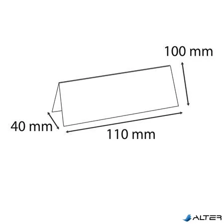 Névtábla tartó, asztali, A7, EXACOMPTA