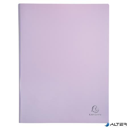 Bemutatómappa, 30 zsebes, A4, EXACOMPTA "Aquarel", vegyes pasztell színek