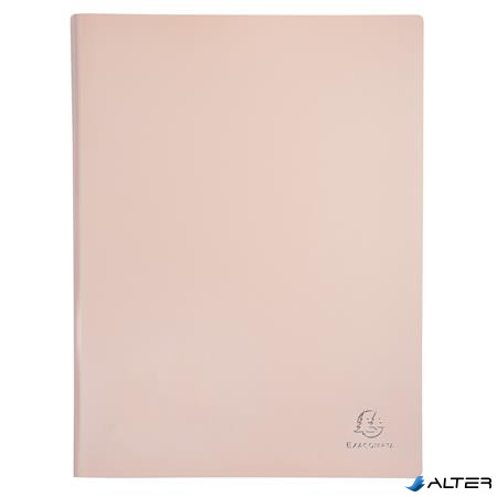 Bemutatómappa, 30 zsebes, A4, EXACOMPTA "Aquarel", vegyes pasztell színek