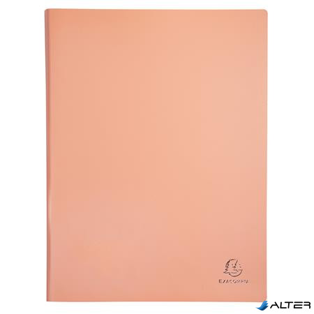 Bemutatómappa, 30 zsebes, A4, EXACOMPTA "Aquarel", vegyes pasztell színek