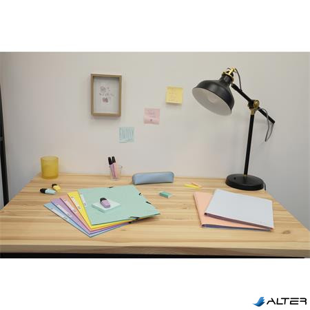 Bemutatómappa, 30 zsebes, A4, EXACOMPTA "Aquarel", vegyes pasztell színek