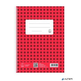   Spirálfüzet, A5, kockás, 80 lap, FŰZFŐI "Novum"