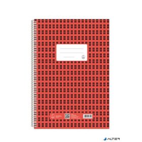   Spirálfüzet, A4, franciakockás, 80 lap, FŰZFŐI "Novum"