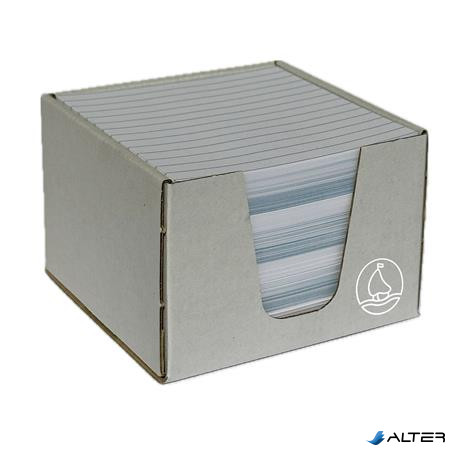 Kockatömb, 100x100x75 mm, adagolóval, FŰZFŐI, vonalas