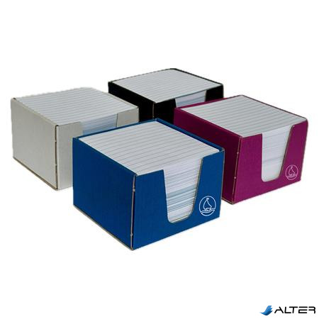 Kockatömb, 100x100x75 mm, adagolóval, FŰZFŐI, vonalas