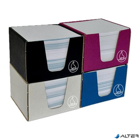 Kockatömb, 100x100x75 mm, adagolóval, FŰZFŐI, vonalas