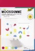 Moosgumi, 20x29 cm, 15 lap, FOLIA "Happy", 5 különböző szín