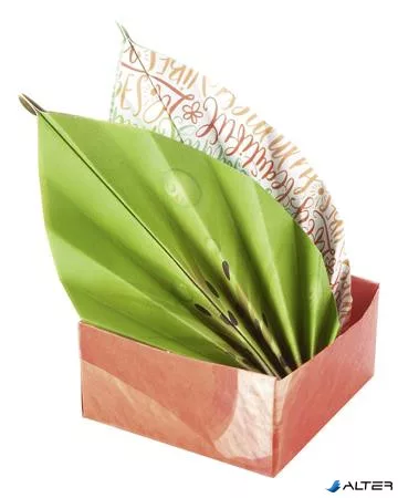 Origami papír, 15x15 cm, 80 g, 50 lap, FOLIA "Tropical", 10 különböző minta