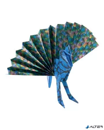 Origami papír, 15x15 cm, 80 g, 50 lap, FOLIA 'Wildlife', 10 különböző minta