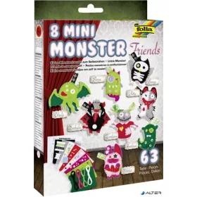  Kreatív filc varrókészlet, FOLIA 'Mini Monster Friends'